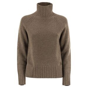 S Maxmara Women Turtleneck In Wool And Cashmere Yarn